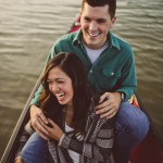 These Sparks Lake Engagement Photos are a Boatload of Fun
