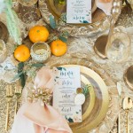 Orange and Gold Mediterranean Wedding Inspiration at The Parador