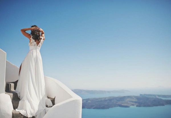 Grecian Inspired Santorini Wedding at the Rocabella Hotel | Junebug ...