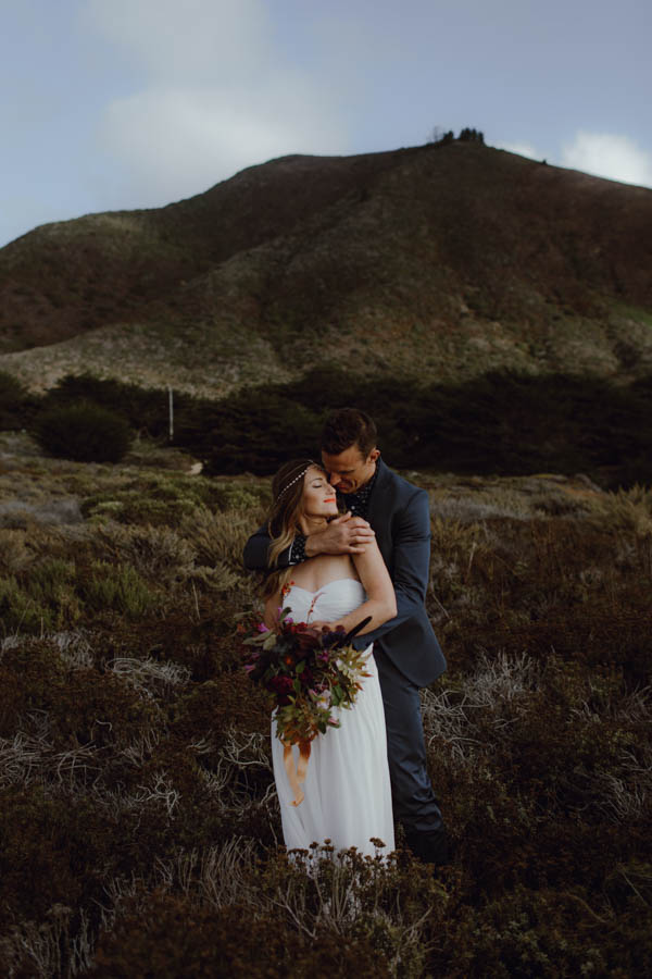 Beautifully Dark Couple Portraits in Carmel, CA | Junebug Weddings