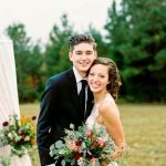 Modern Rustic Red and Sage Green Wedding at Castleton Farms