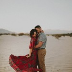 Passionately Romantic Desert Anniversary Photo Shoot in Joshua Tree