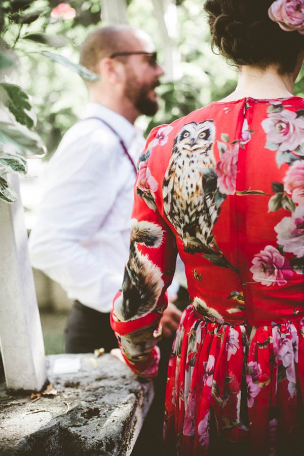 Forget White This Bride Wore A Red Dolce And Gabbana Dress To Her Milan Wedding Junebug Weddings