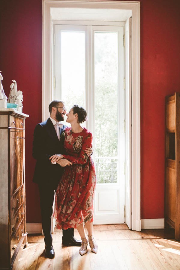 Forget White This Bride Wore A Red Dolce And Gabbana Dress To Her Milan Wedding Junebug Weddings