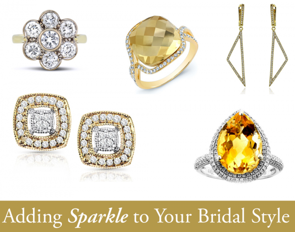 adding sparkle to your bridal style