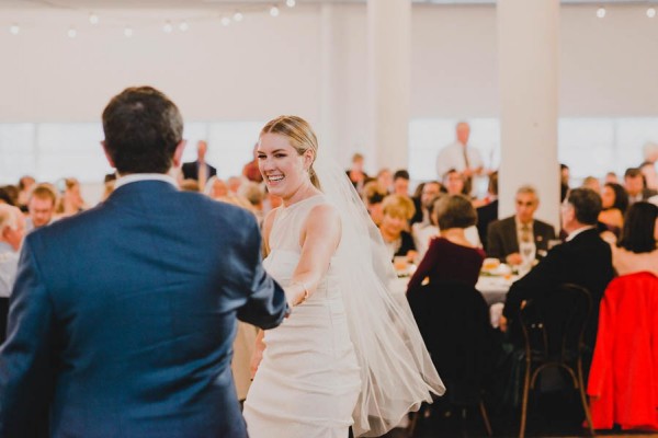 Modern Romantic Cleveland Wedding At Redspace Junebug Weddings