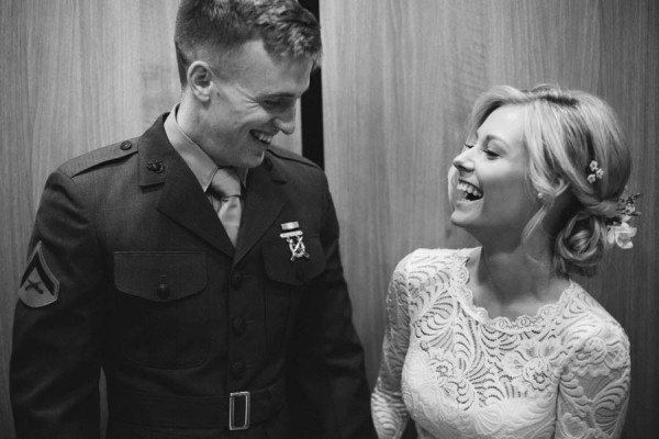 Vintage-Inspired Bride-Marine-Corps-Groom-Said-I-Do-Along-Pacific-Crest-Trail-17