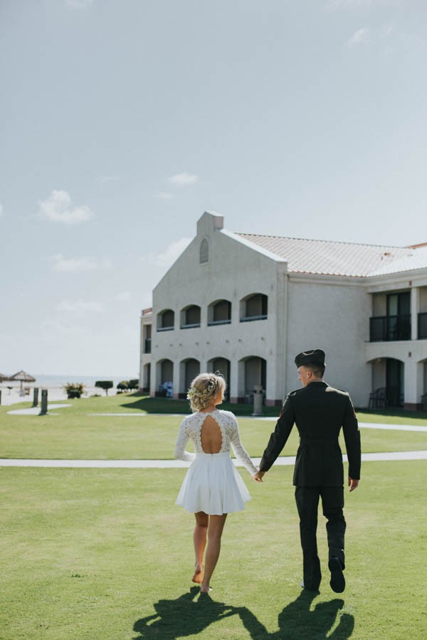 Vintage-Inspired Bride-Marine-Corps-Groom-Said-I-Do-Along-Pacific-Crest-Trail-18