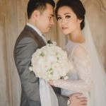 White and Dusty Rose Botanical Inspired Bali Wedding at Khayangan Estate