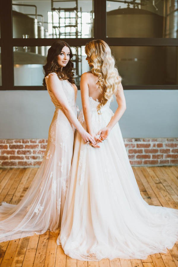 Modern Vintage Bridal Inspiration In Joyce Young Couture Junebug Weddings 