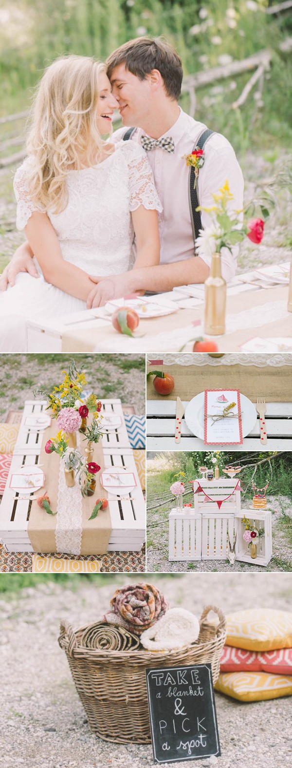 Slovenia Colorful Picnic Wedding