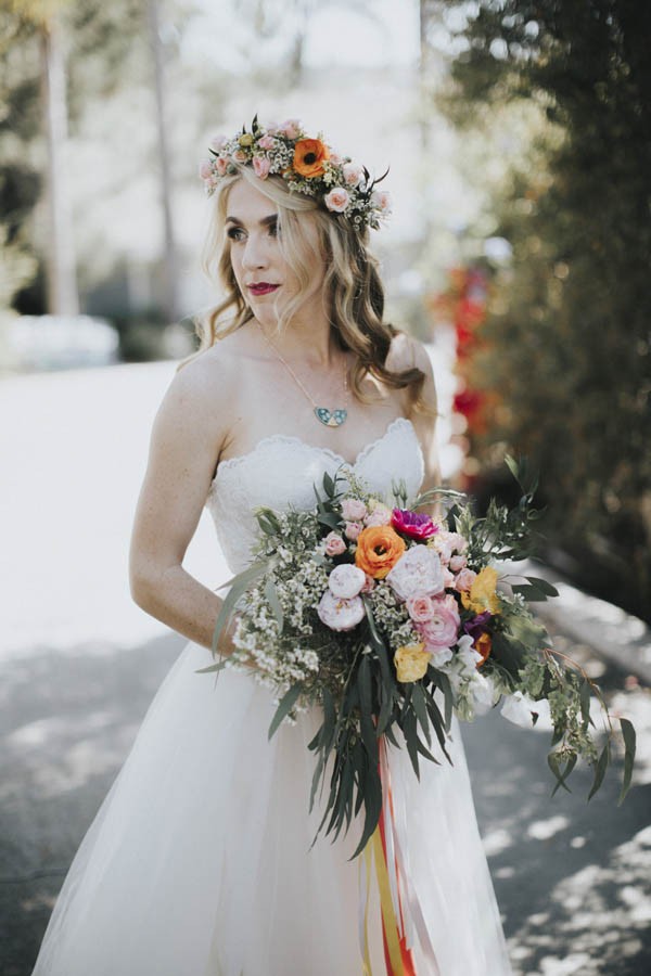 Whimsical Bohemian Wedding at The Slate Barn and Gardens | Junebug Weddings