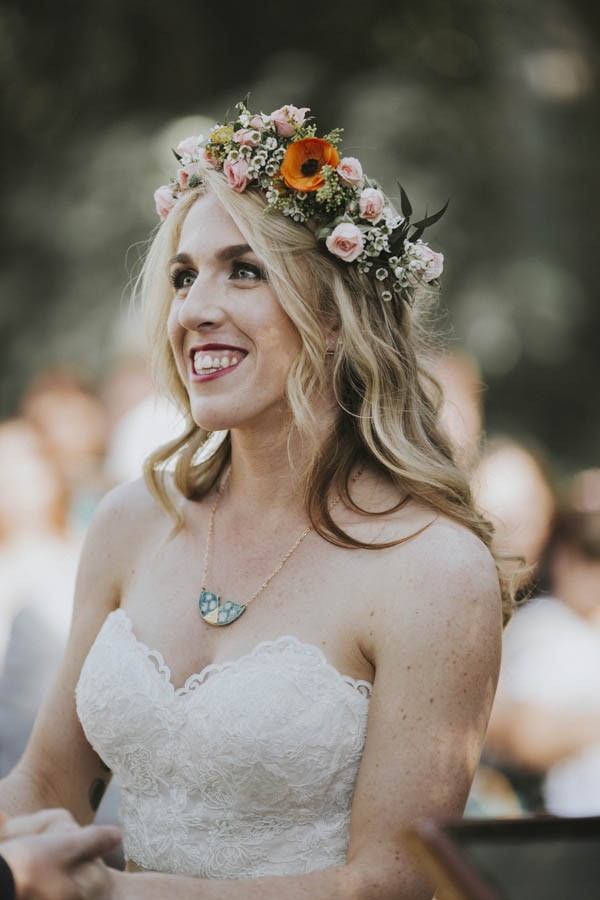 Whimsical Bohemian Wedding at The Slate Barn and Gardens | Junebug Weddings