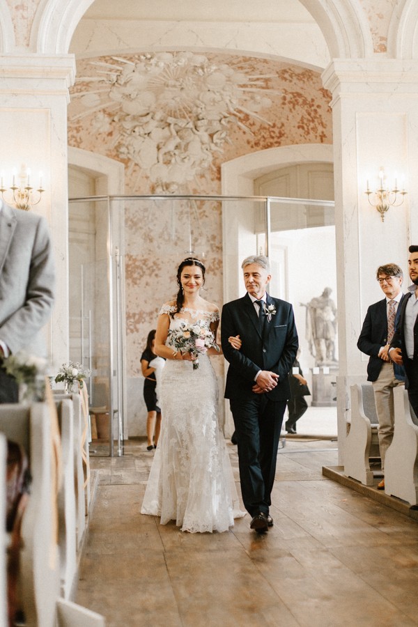 Romantic Antique German Wedding at Kloster Nimbschen - Junebug Weddings