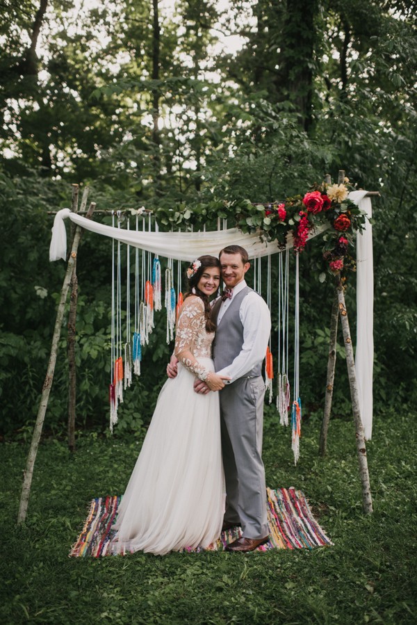 This Couple DIYed the Heck Out of Their Dream Wedding at Mounds State ...