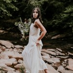 Who Knew Bridal Portraits in a Creek Could Be This Gorgeously Ethereal?