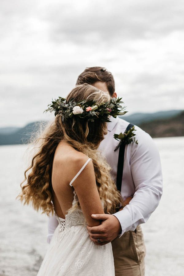 Magical Mendenhall Glacier Wedding with Waterfalls and Wildflowers Joel Allegretto-13