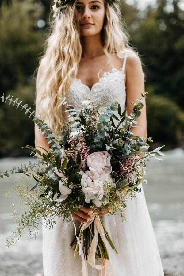 Magical Mendenhall Glacier Wedding with Waterfalls and Wildflowers Joel Allegretto-17