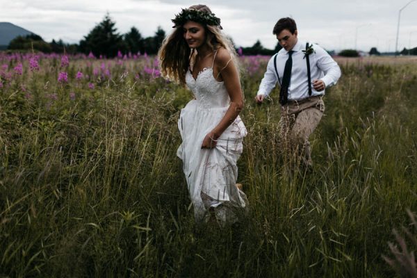 Magical Mendenhall Glacier Wedding with Waterfalls and Wildflowers Joel Allegretto-45