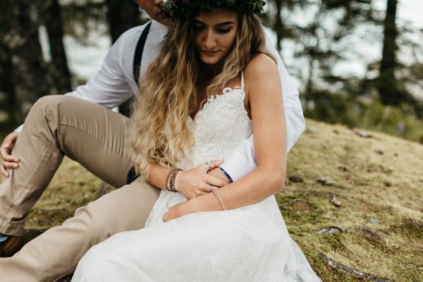 Magical Mendenhall Glacier Wedding with Waterfalls and Wildflowers Joel Allegretto-9