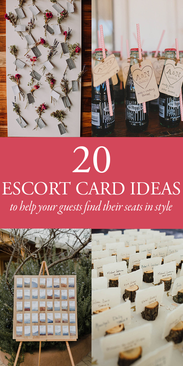 escort card ideas