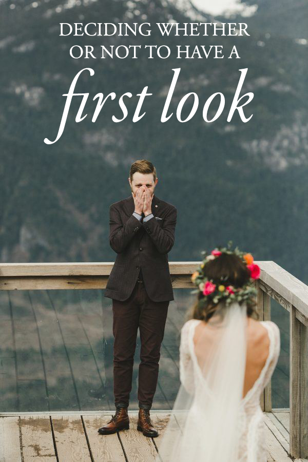 Deciding Whether or Not to Have a First Look | Junebug Weddings