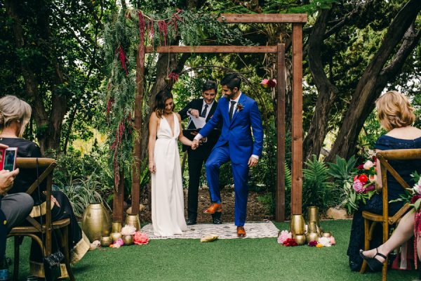 Stylish And Colorful California Wedding At The San Diego Botanic