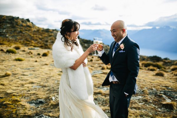 The Epic New Zealand Heli Wedding of This Couple's Dreams | Junebug ...