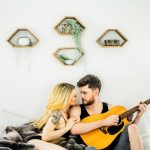 This Nashville Musician and His Sweetheart Got Comfy for a Photo Shoot at Home