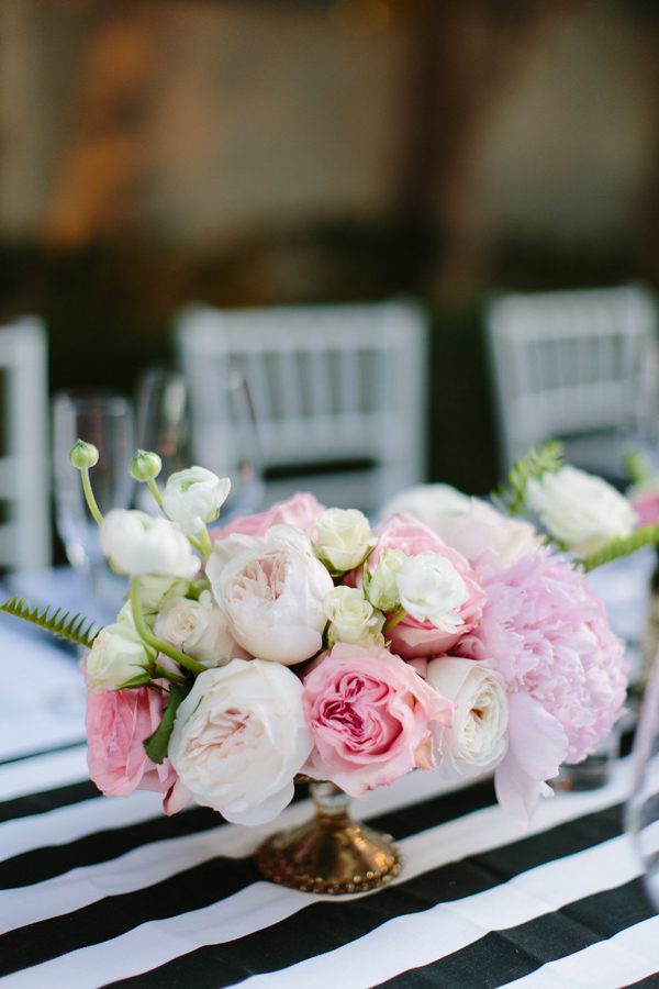 Whimsical Black and White Palm Springs Wedding at the Avalon Hotel ...