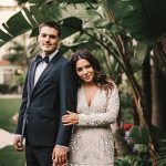 Modern Classic Coronado Wedding in Black, White, and Gold