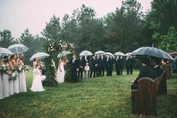 clear umbrellas for wedding