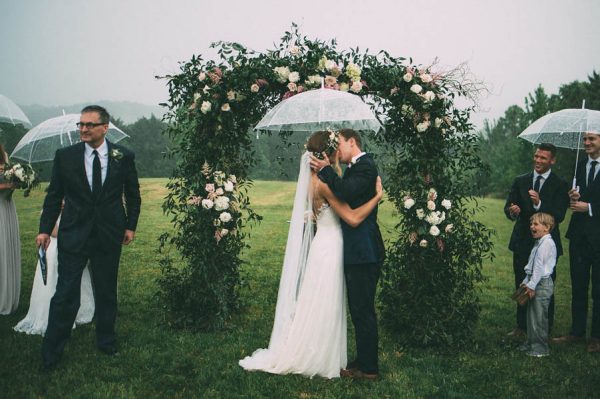 This Couple's Rainy Wedding Day at Castleton Farms is Too Pretty for Words The Image Is Found-38