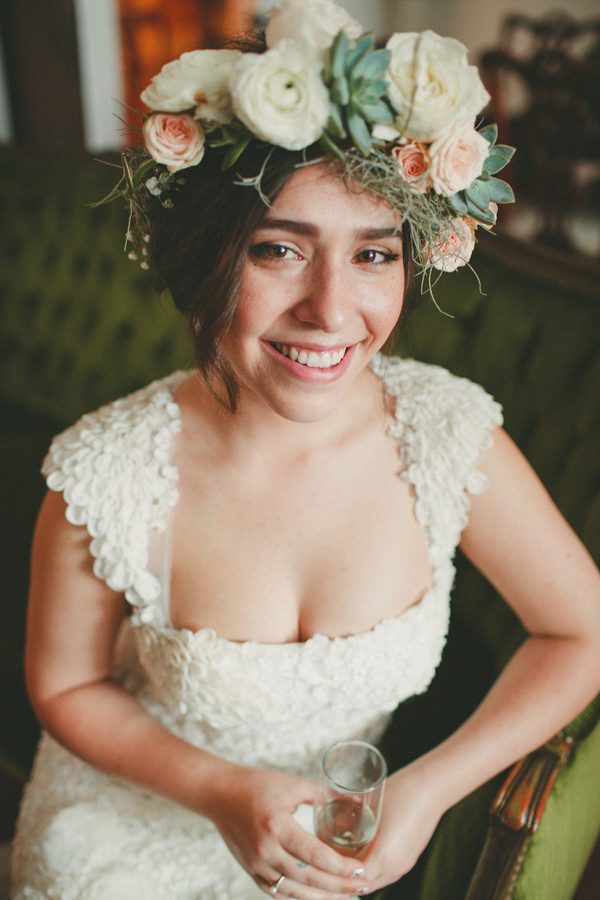 Garden-Inspired New Orleans Wedding at The Columns Hotel | Junebug Weddings