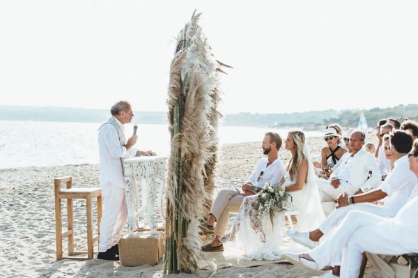 Ethereal Barefoot Wedding In Formentera Spain Junebug Weddings