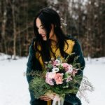 Cozy Alternative Fall Wedding Inspiration in Snowy Vermont