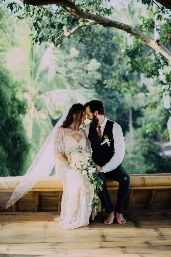 Picture Perfect Bali Destination Wedding At Bambu Indah Junebug Weddings