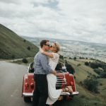 These Newlyweds Took a Romantic Drive Through Moel Famau 24 Hours After Saying I Do