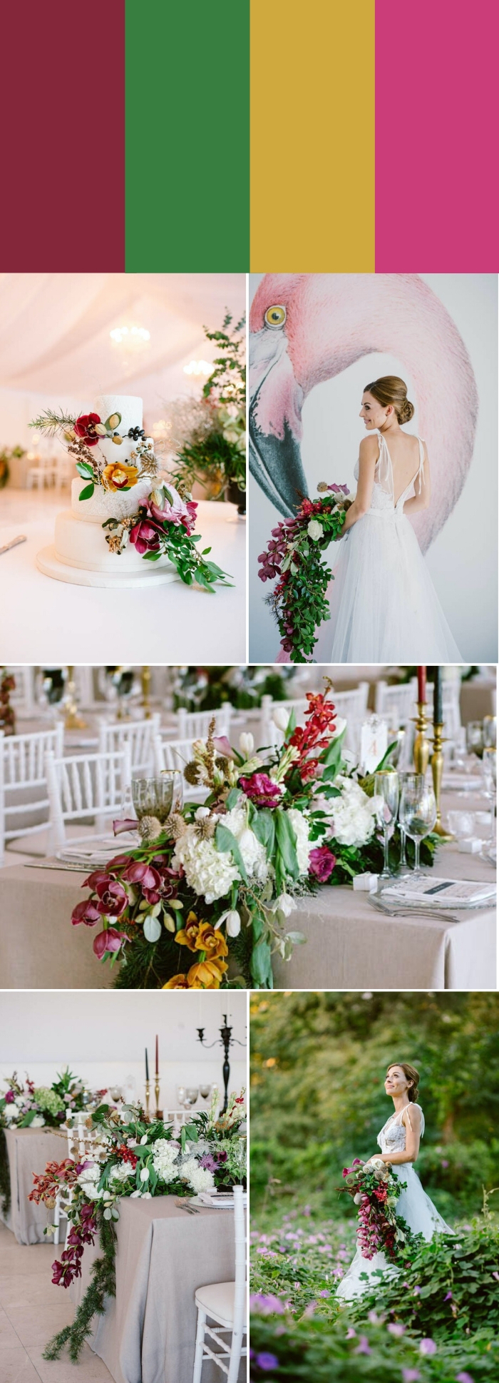 Burgundy Wedding Color Palette