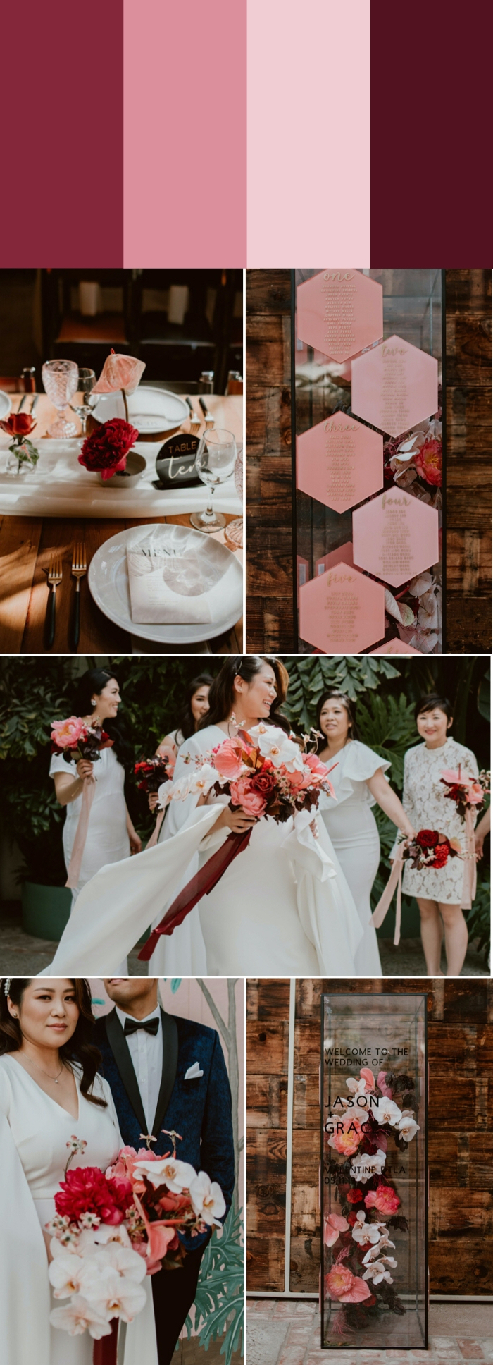 5 Burgundy Color Palette Ideas To Make You Rethink Your Wedding Colors Junebug Weddings 5658