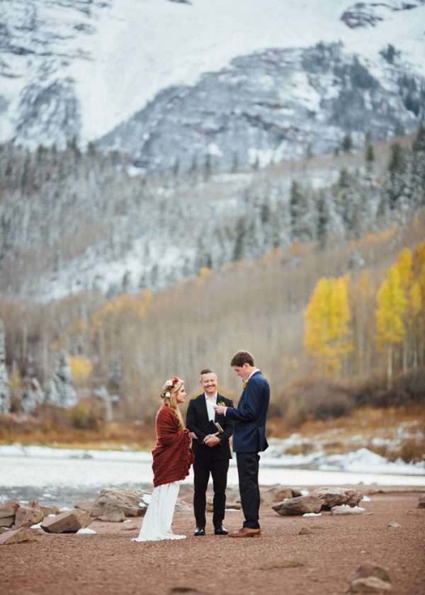 Cozy Aspen Elopement in the Maroon Bells