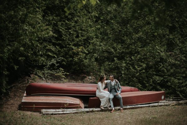 Intimate outdoor wedding at South Pond Farm by Daring Wanderer // www.daringwanderer.com