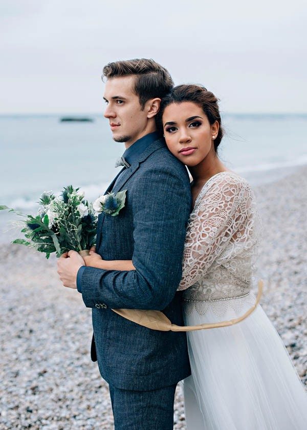 unique beach wedding locations - Étretat, France