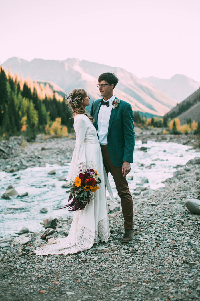 Intimate Southwest Colorado  Wedding  in the Mountains 
