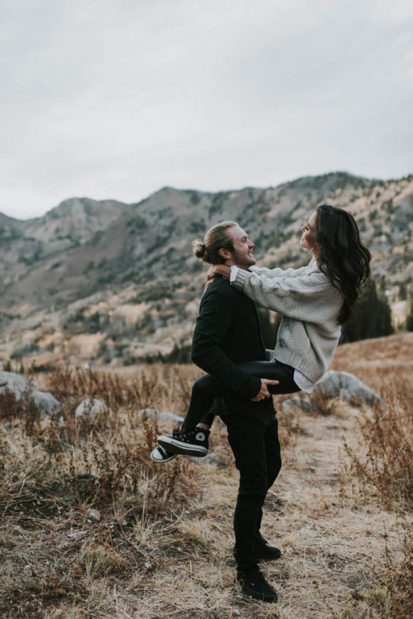 This Salt Lake City Engagement is Like a Folksy Forest Fairy Tale Blush Photography-7