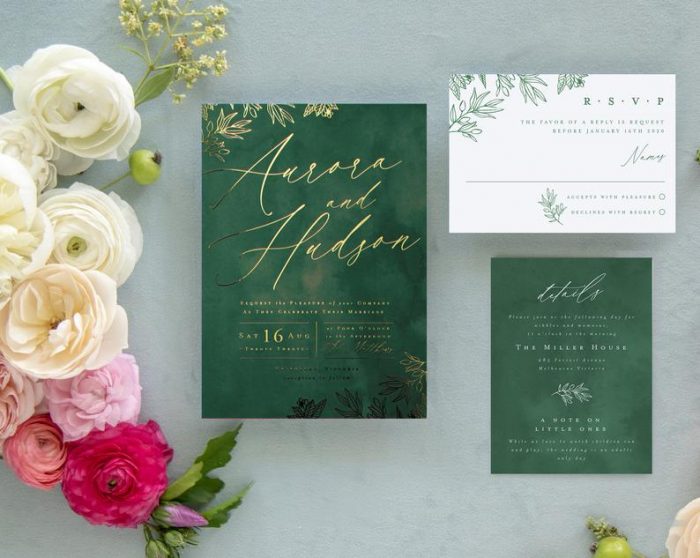 The Best in Etsy Wedding Invitation Suites | Junebug Weddings