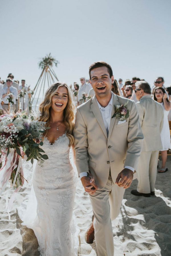 Breezy Cream And Beige Beach Wedding At Levyland Estates Junebug