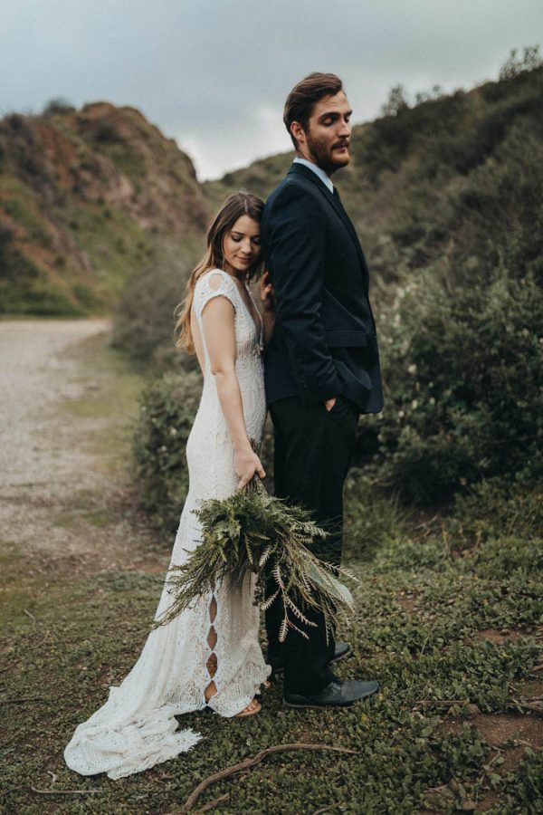 Natural Elopement Inspiration in Bronson Canyon | Junebug Weddings