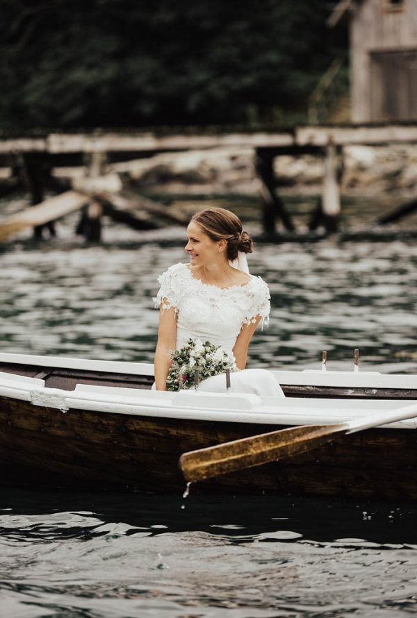 Charming Norwegian Wedding in the Mountains Junebug Weddings