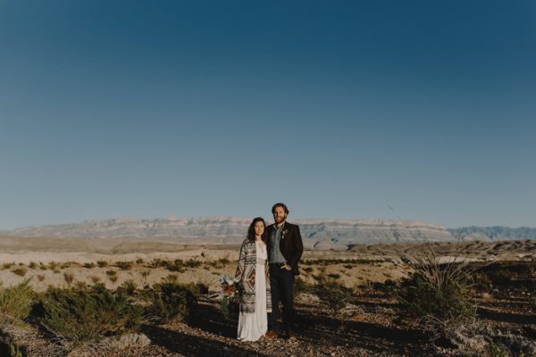 Bohemian Wedding at Big Bend National Park | Junebug Weddings